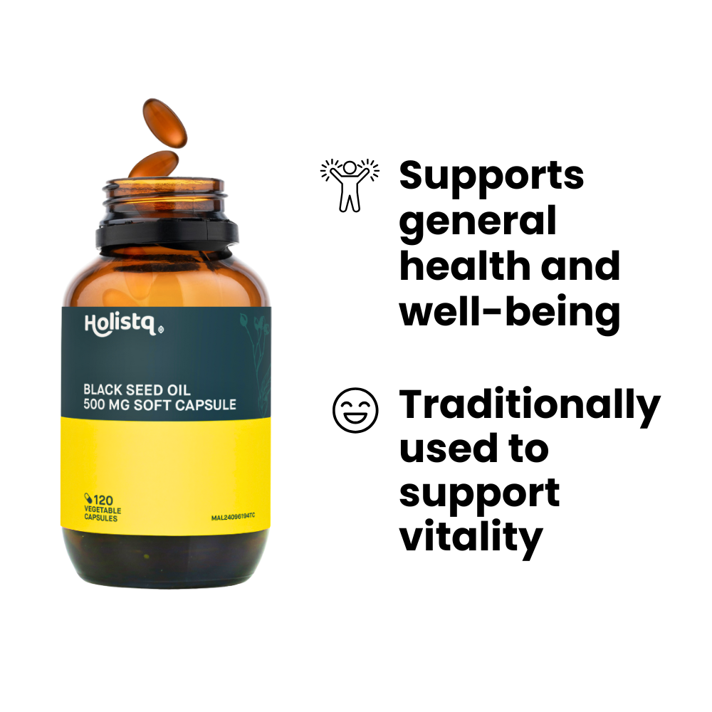 Black Seed Oil 500mg 120 Soft Capsules